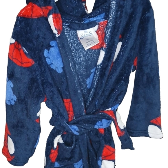 🛍 Children's Place Spider-Man Fleece Robe - Picture 1 of 3